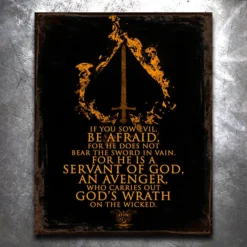 PTS Avenger Vintage Vintage Tin Sign Signs