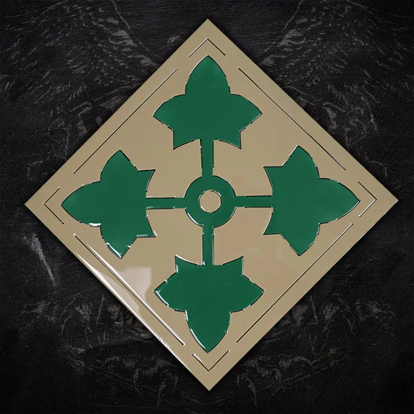 AMD Signs American Liquid Metal - 4th Infantry Division Sign 4 AMD Signs American Liquid Metal - 4th Infantry Division Sign