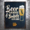 PTS Beer For My Bros Vintage Tin Sign Signs 1 PTS Beer For My Bros Vintage Tin Sign Signs