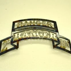AMD American Liquid Metal - 2/75th Ranger Battalion With Ranger Tab Sign