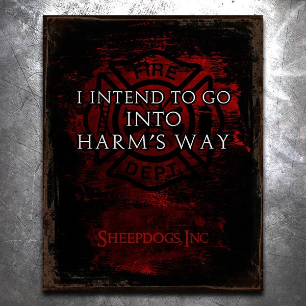 PTS Harm's Way Vintage Tin Sign Signs 3 PTS Harm's Way Vintage Tin Sign Signs