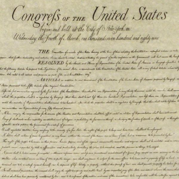 AMD Signs American Liquid Metal - Bill Of Rights Sign AMD Signs American Liquid Metal - Bill Of Rights Sign