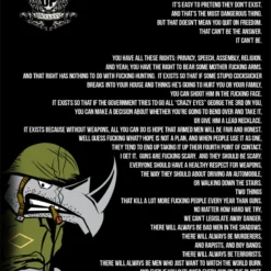 Ohio The Damn Few Rhino Gun Control Poster