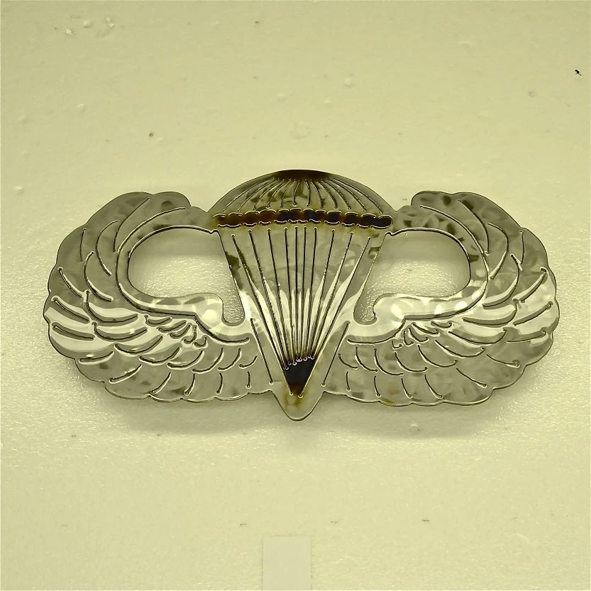 AMD Signs American Liquid Metal - Basic Parachutist Wings Sign AMD Signs American Liquid Metal - Basic Parachutist Wings Sign