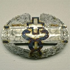 AMD American Liquid Metal - Combat Medical Badge Sign