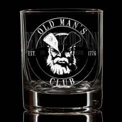Ohio Old Man's Club Whiskey Glass