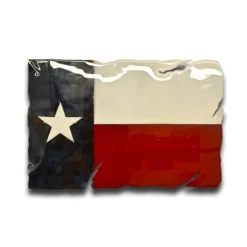 AMD Signs American Liquid Metal - Lone Star Texas Flag Sign