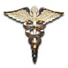 AMD Medic / Corpsman American Liquid Metal - Medical Branch Insignia Sign