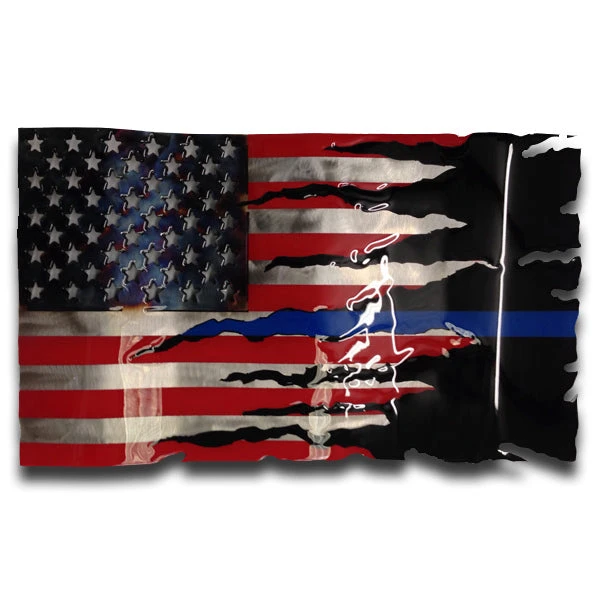 AMD American Liquid Metal - Thin Blue Line Transformation Sign Independence Day 3 AMD American Liquid Metal - Thin Blue Line Transformation Sign Independence Day