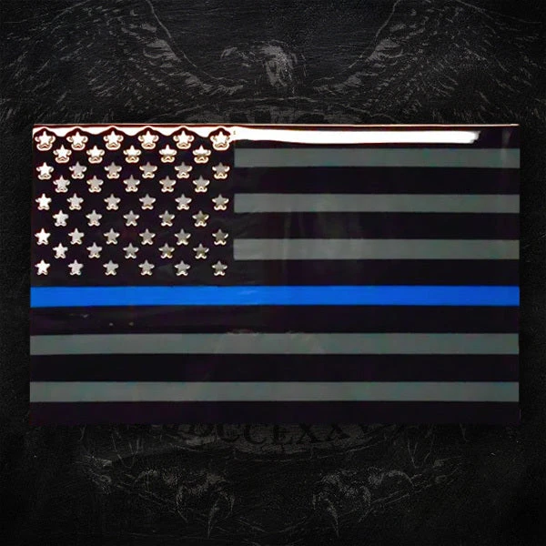 AMD American Liquid Metal - Thin Blue Line Sign 4 AMD American Liquid Metal - Thin Blue Line Sign
