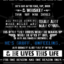 Ohio Veteran Grizzled NCO Poster