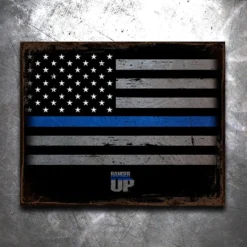 PTS TBL Flag Vintage Tin Sign Leo