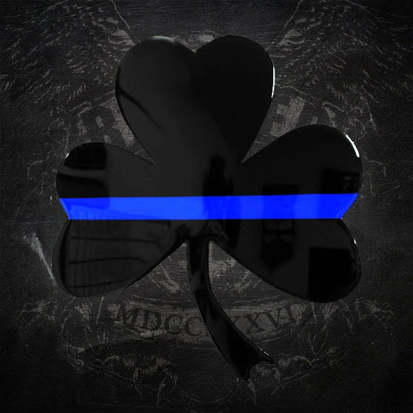 AMD American Liquid Metal - Thin Blue Line Shamrock Sign 4 AMD American Liquid Metal - Thin Blue Line Shamrock Sign