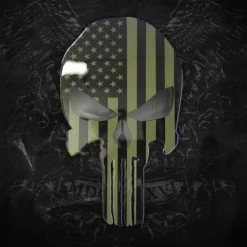 AMD American Liquid Metal - Subdued Skull Sign Signs