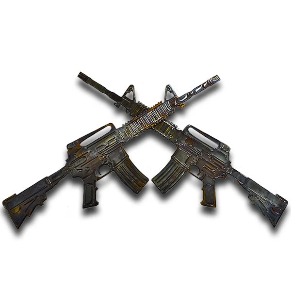 AMD American Liquid Metal - Crossed M4 Sign Signs 3 AMD American Liquid Metal - Crossed M4 Sign Signs