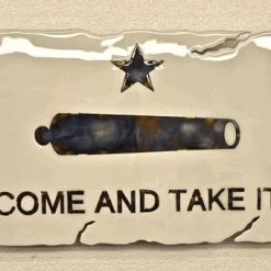 AMD American Liquid Metal - Come And Take It Flag Sign Signs