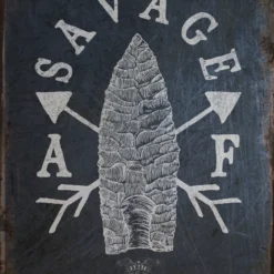 PTS Savage AF Vintage Tin Sign Signs