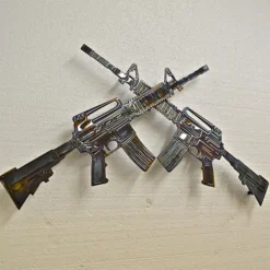 AMD American Liquid Metal - Crossed M4 Sign Signs 7 AMD American Liquid Metal - Crossed M4 Sign Signs