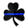 AMD American Liquid Metal - Thin Blue Line Shamrock Sign 1 AMD American Liquid Metal - Thin Blue Line Shamrock Sign