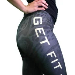 SV Women's Get Fit Or Die: Leopard Leggings