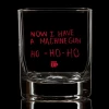 Ohio Whisky & Bad Decisions Ho Ho Ho Machine Gun Whiskey Glass