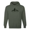 Ohio Men Invictus BJJ Custom Green Hoodie