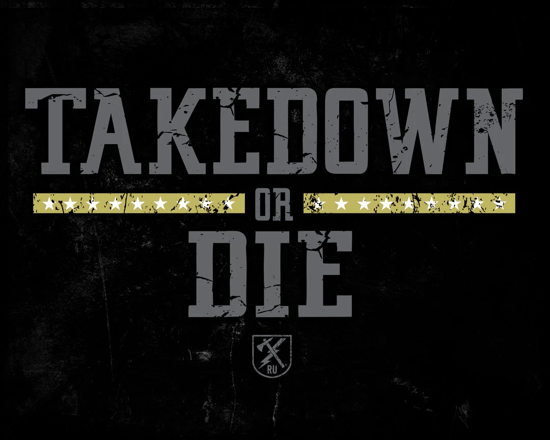 PTS Takedown Or Die Vintage Tin Sign 3 PTS Takedown Or Die Vintage Tin Sign