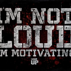 PTS I'm Not Loud Vintage Tin Sign