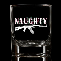 Ohio Naughty Whiskey Glass Whisky & Bad Decisions
