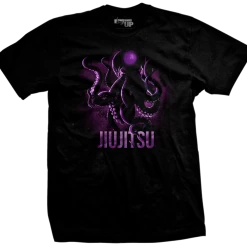Ohio Jiu Jitsu Purple Octopus T-Shirt Get Fit Or Die