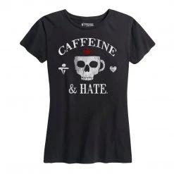 Ohio Women's Caffeine & Hate Skull Mug Tee
