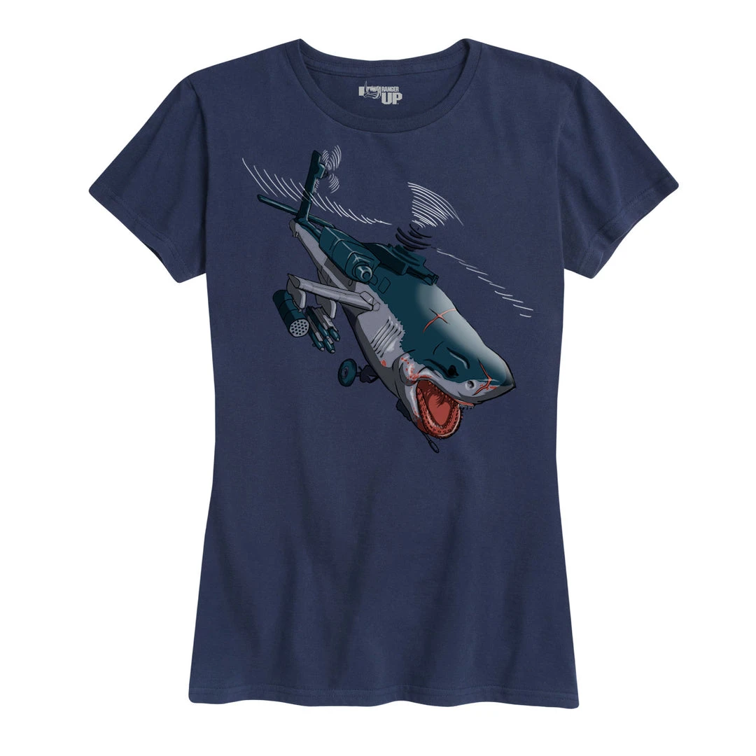 Ohio Women's Sharkcopter Tee Valentines 3 Ohio Women's Sharkcopter Tee Valentines