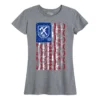 Ohio Women's Fun Flag Tee 2 Ohio Women's Fun Flag Tee