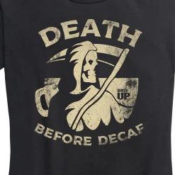 Ohio Women's Death Before Decaf Tee