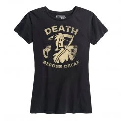 Ohio Women's Death Before Decaf Tee