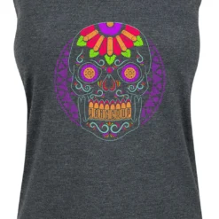 Ohio Women's Purple Sugar Skull Tank
