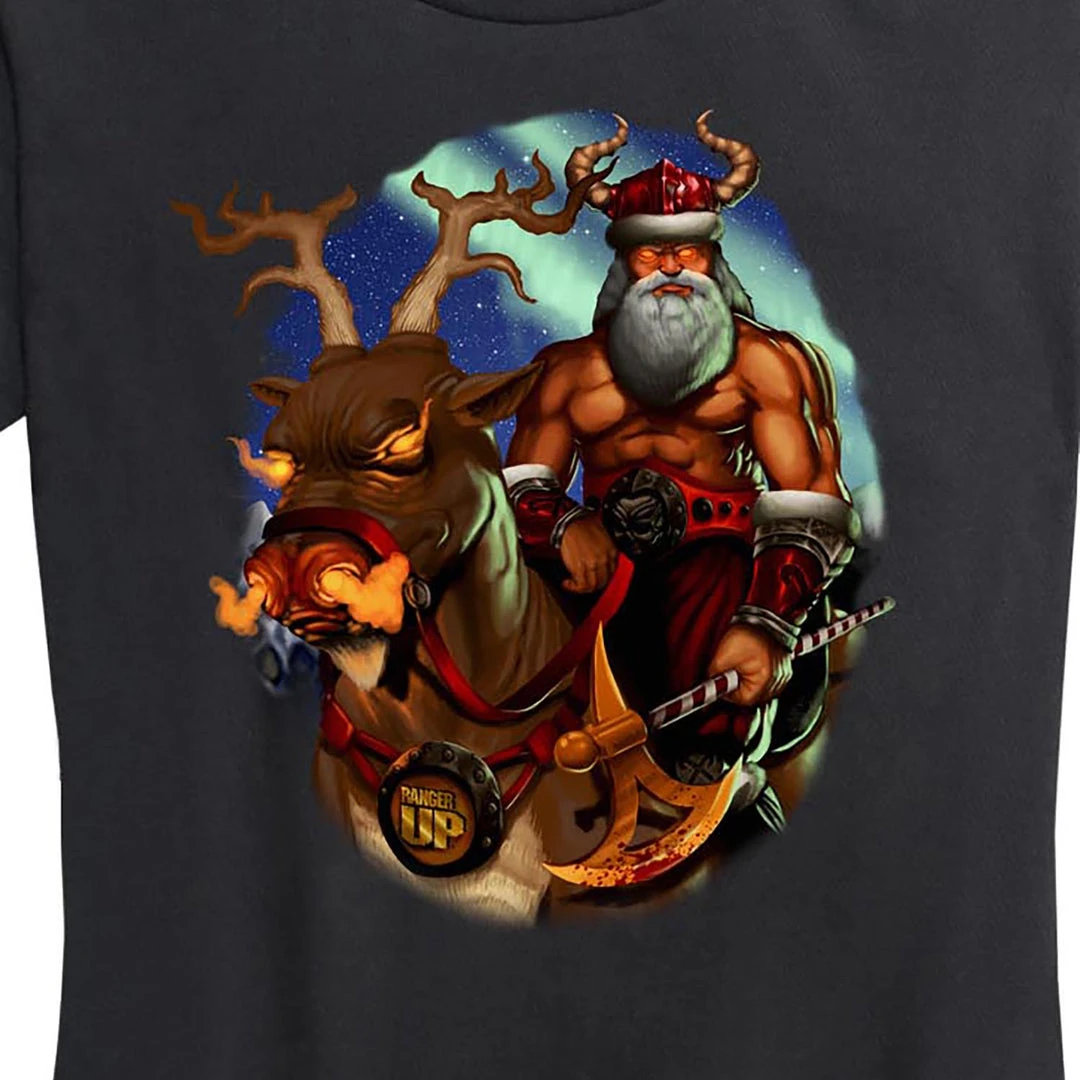 Ohio Christmas Women's Santus Barbarias Father Of The Northern Elves Tee 4 Ohio Christmas Women's Santus Barbarias Father Of The Northern Elves Tee