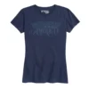 Ohio Women's Unapologetically American Washout Navy Tee 1 Ohio Women's Unapologetically American Washout Navy Tee