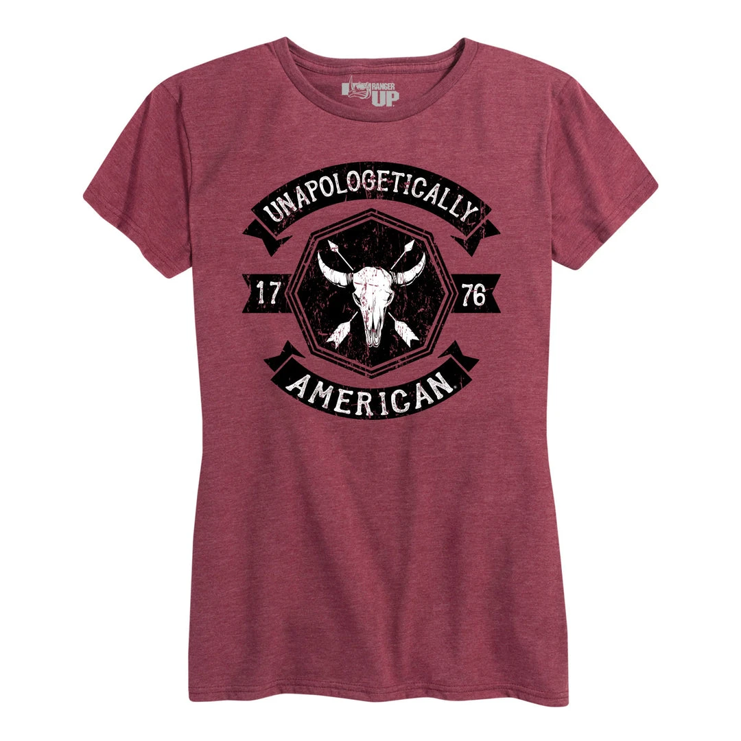 Ohio Women's Unapologetically American Bison Tee 3 Ohio Women's Unapologetically American Bison Tee