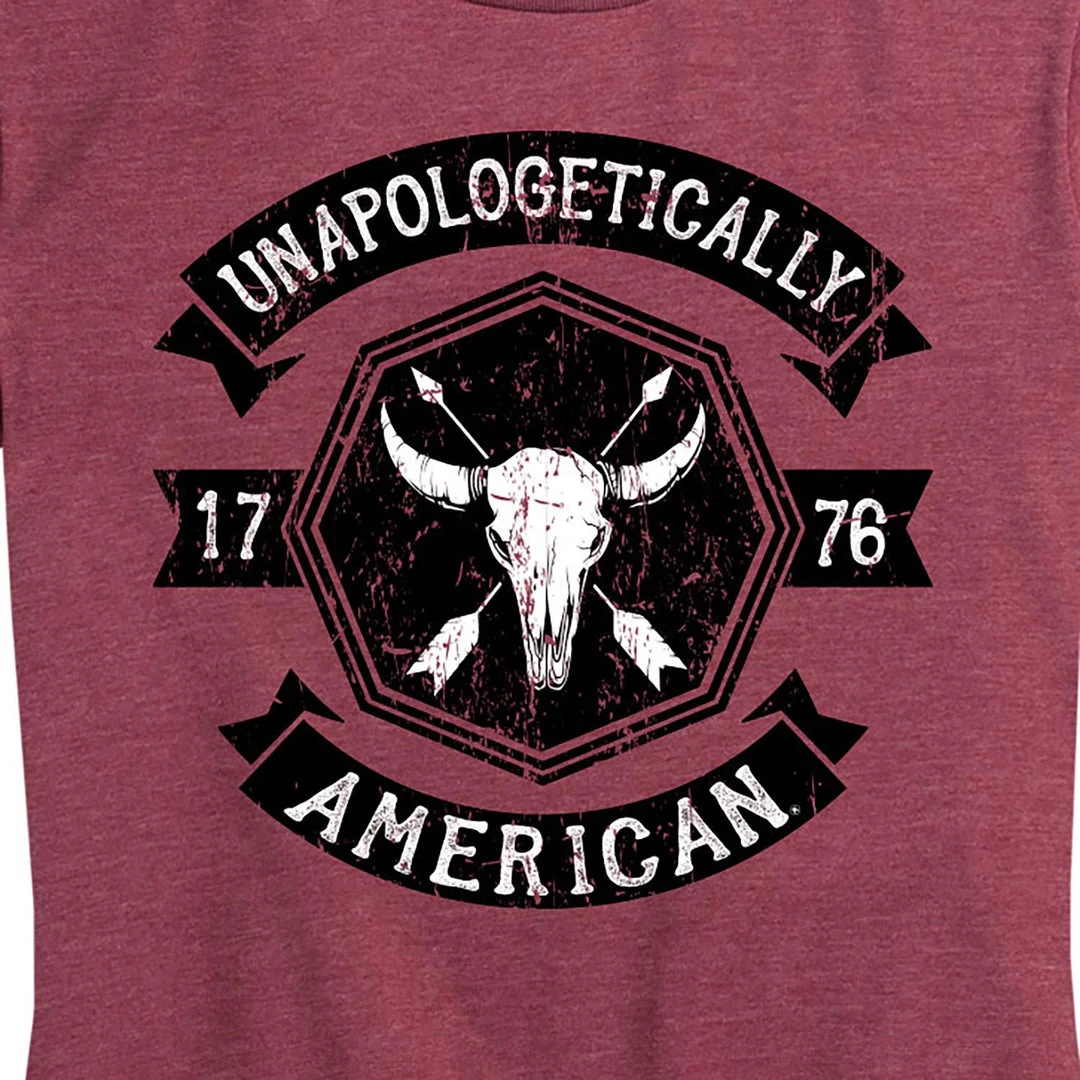 Ohio Women's Unapologetically American Bison Tee 4 Ohio Women's Unapologetically American Bison Tee