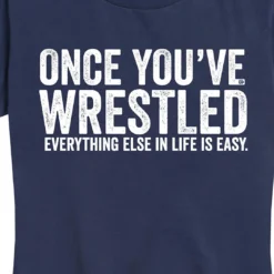 Ohio Wrestling And Jiu Jitsu Women's Once You Wrestle Tee