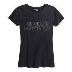 Ohio Women's I Drink And I Hate Things Tee