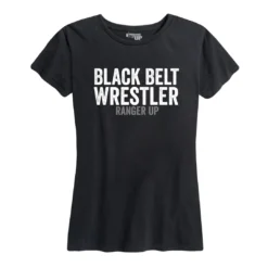 Ohio Women's Black Belt Wrestler Tee Statement T-Shirts