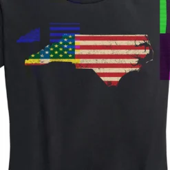 Ohio Women's U.S. Flag North Carolina Tee