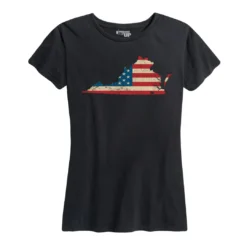 Ohio Women's U.S. Flag Virginia Tee