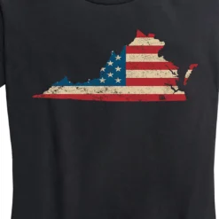 Ohio Women's U.S. Flag Virginia Tee