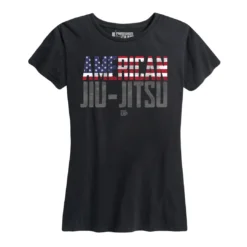 Ohio Women's American Jiu Jitsu Flag Tee