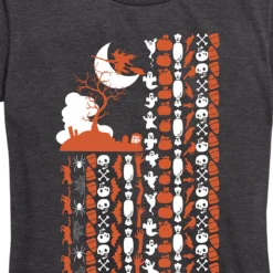 Ohio Women's Fun Flag Tee Charcoal