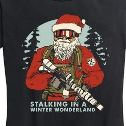 Ohio Women's Stalking In A Winter Wonderland Tee Christmas