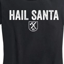 Ohio Women's Hail Santa Tee Christmas